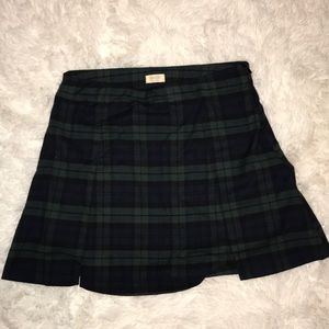 John Galt Plaid Mini Skirt